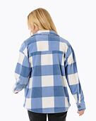 Dámská košilová bunda Rip Curl Neon Isles Fleece L/S, Blue